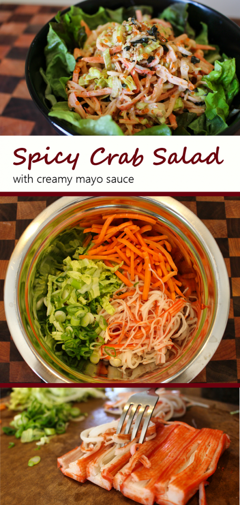 Spicy Crab Salad with Creamy mayo sauce